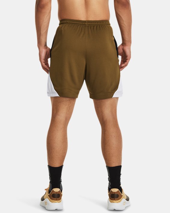 Men's Curry Splash Shorts, Brown, pdpMainDesktop image number 1